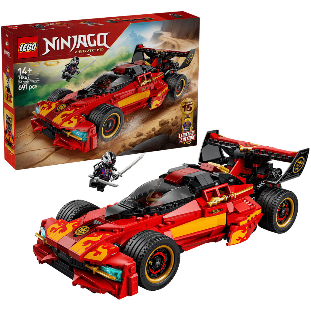 LEGO® Ninjago: X-1 Ninja — pojazd bojowy, 15. rocznica (71867) kép 1