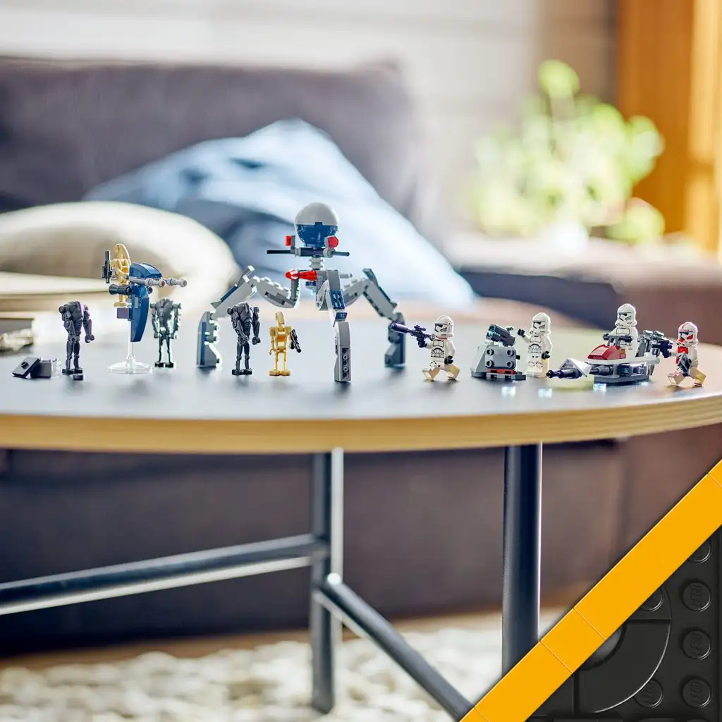LEGO® Star Wars™: Zestaw bitewny żołnierz-klon™ i droid bojowy™ (75372) kép 5