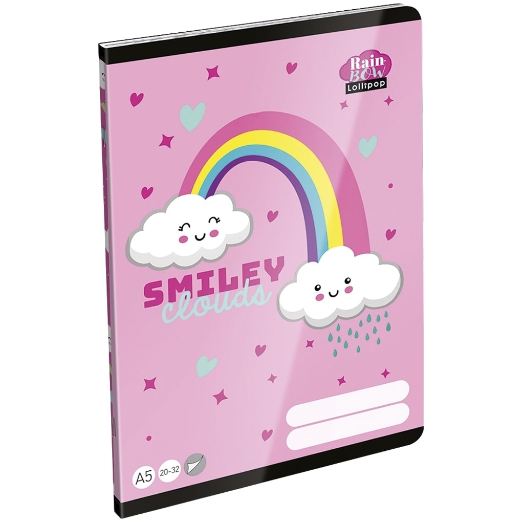 ICO: Lizzysuli Lollipop Rainbow gładki zeszyt A/5 20-32 kép 1