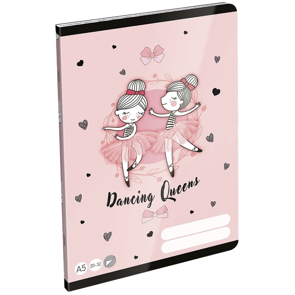 ICO: LizzySuli Lovely Ballerina Tiny Dancer gładki zeszyt A/5 20-32 kép 1