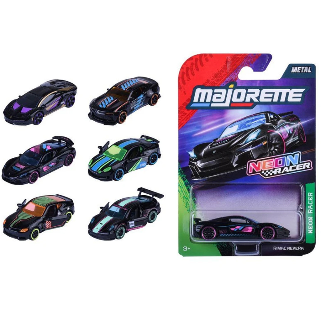 Majorette: Neon Racer kolekcjonerski samochodzik 1/64 1 szt. - Simba Toys kép 1