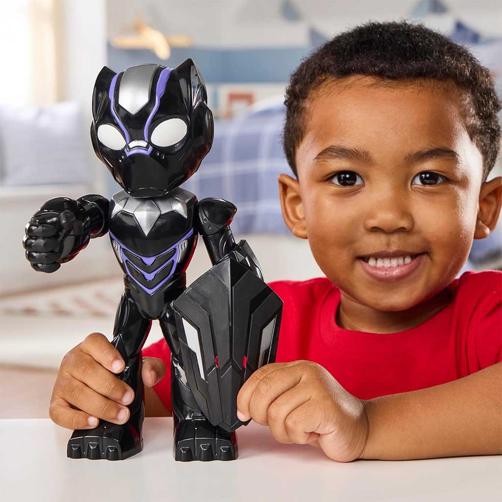 Marvel Iron Man i jego niesamowici przyjaciele - Czarna Pantera 23 cm figurka - Hasbro kép 3