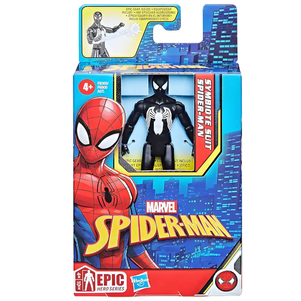 Marvel: Spider-Man – Figurka akcji Czarny Spider-Man w stroju Symbiote 10 cm – Hasbro kép 1