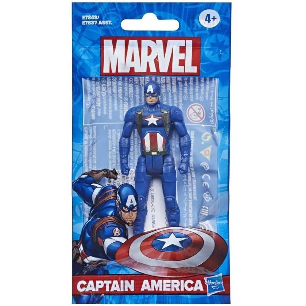 Marvel Superbohaterowie Kapitan Ameryka figurka 9 cm - Hasbro kép 1