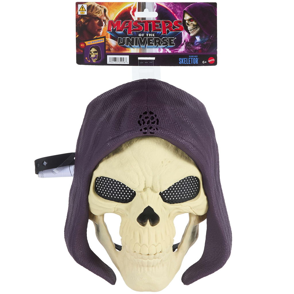 Masters of the Universe: Obrońcy Wszechświata — świecąca i dźwiękowa maska Skeletora (czaszkowa) - Mattel kép 1