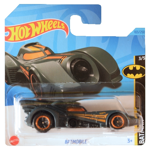 Hot Wheels: Batman Batmobile niebieski samochodzik 1/64 - Mattel kép 1