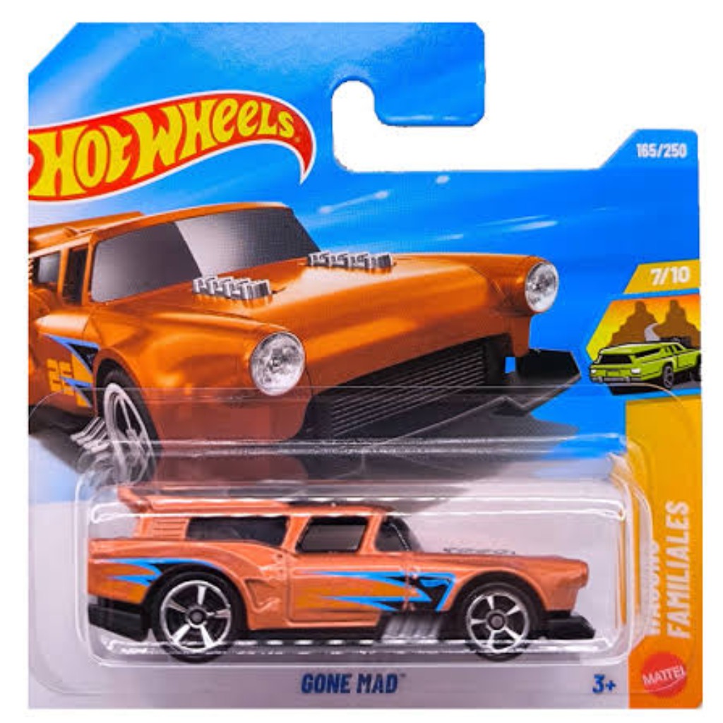 Hot Wheels: Gone Mad pomarańczowy samochodzik 1/64 - Mattel kép 1