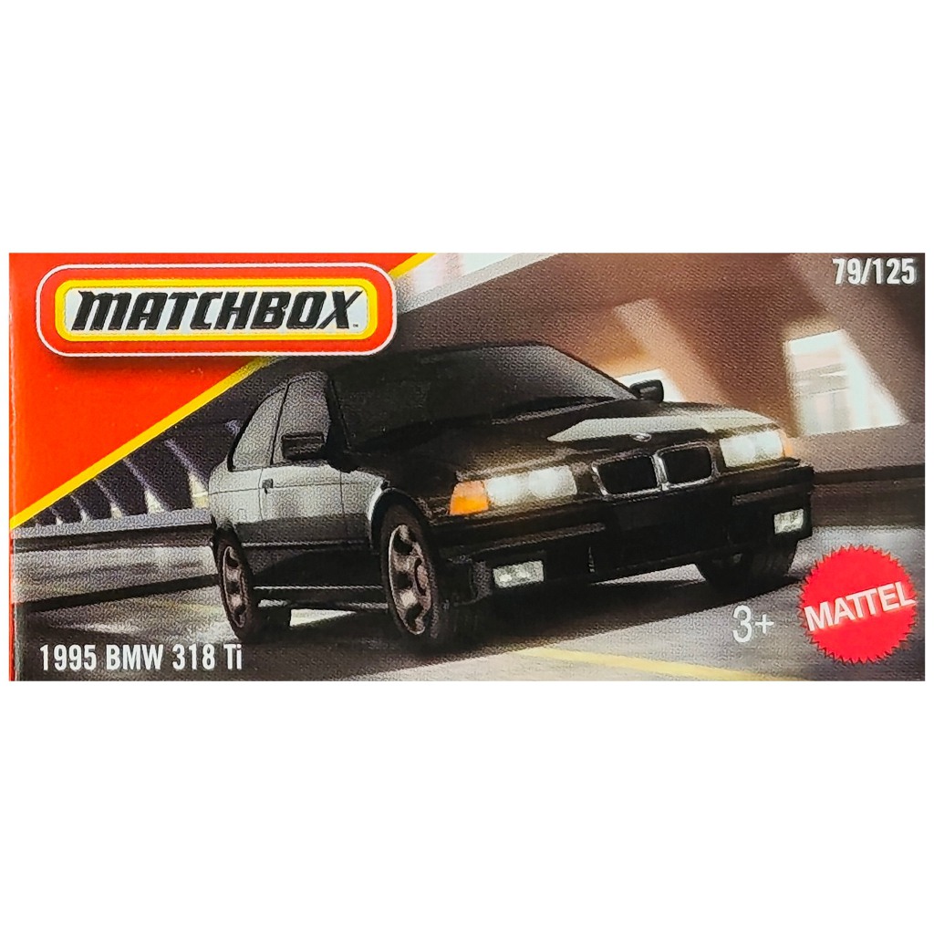 Matchbox: 1995 BMW 318 Ti samochód w pudełku 1/64 – Mattel kép 1
