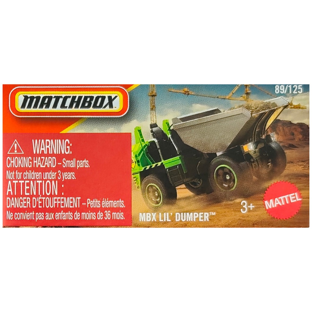 Matchbox: MBX Lil' Dumper samochód w pudełku 1/64 – Mattel kép 1