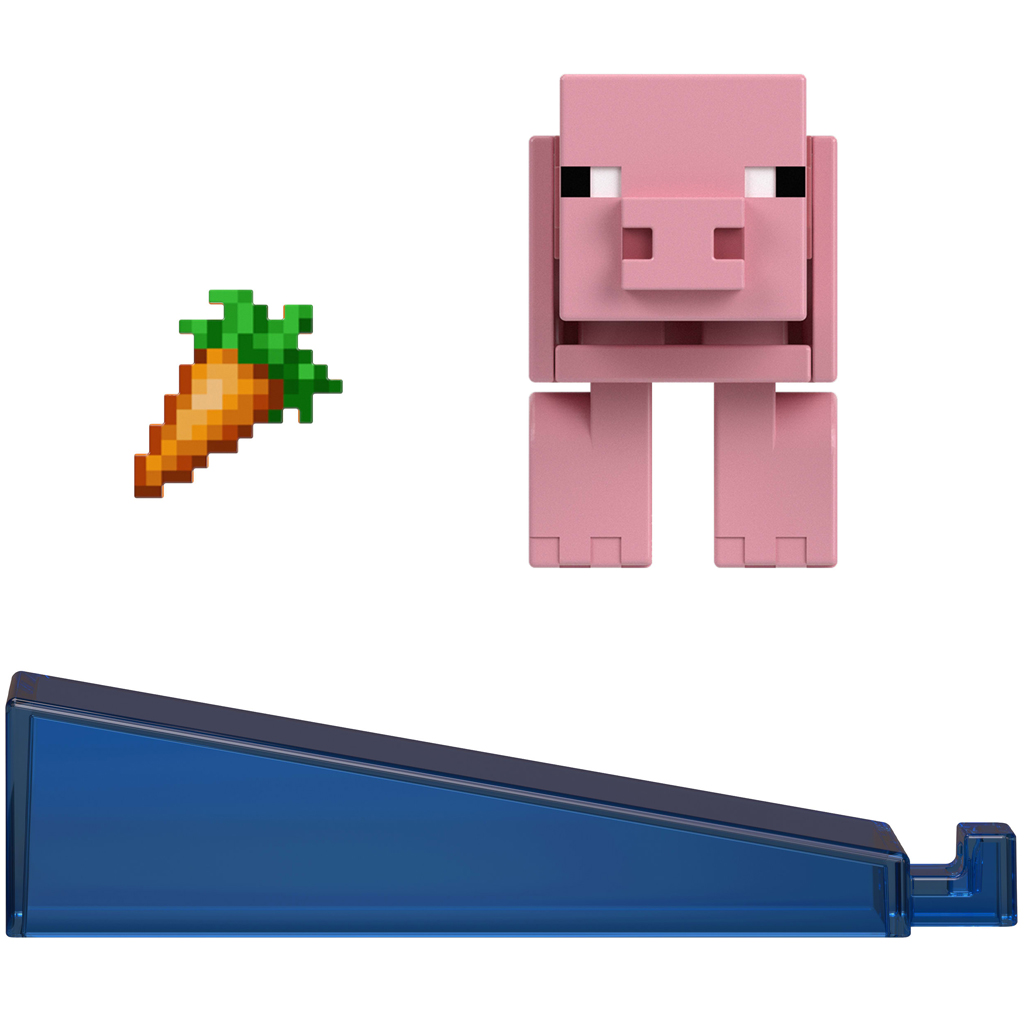 Minecraft: Figurki świnki z akcesoriami - Mattel kép 2