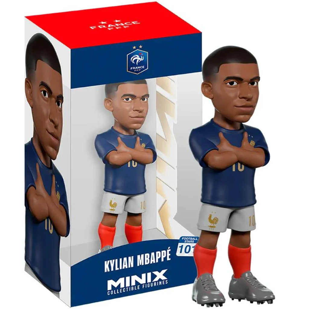 Minix: Francja - World Cup Kylian Mbappé piłkarz figurka akcji 12cm kép 1