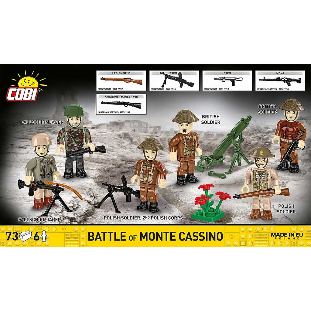COBI: WWII Zestaw figurek bitwy o Monte Cassino (2063) kép 2