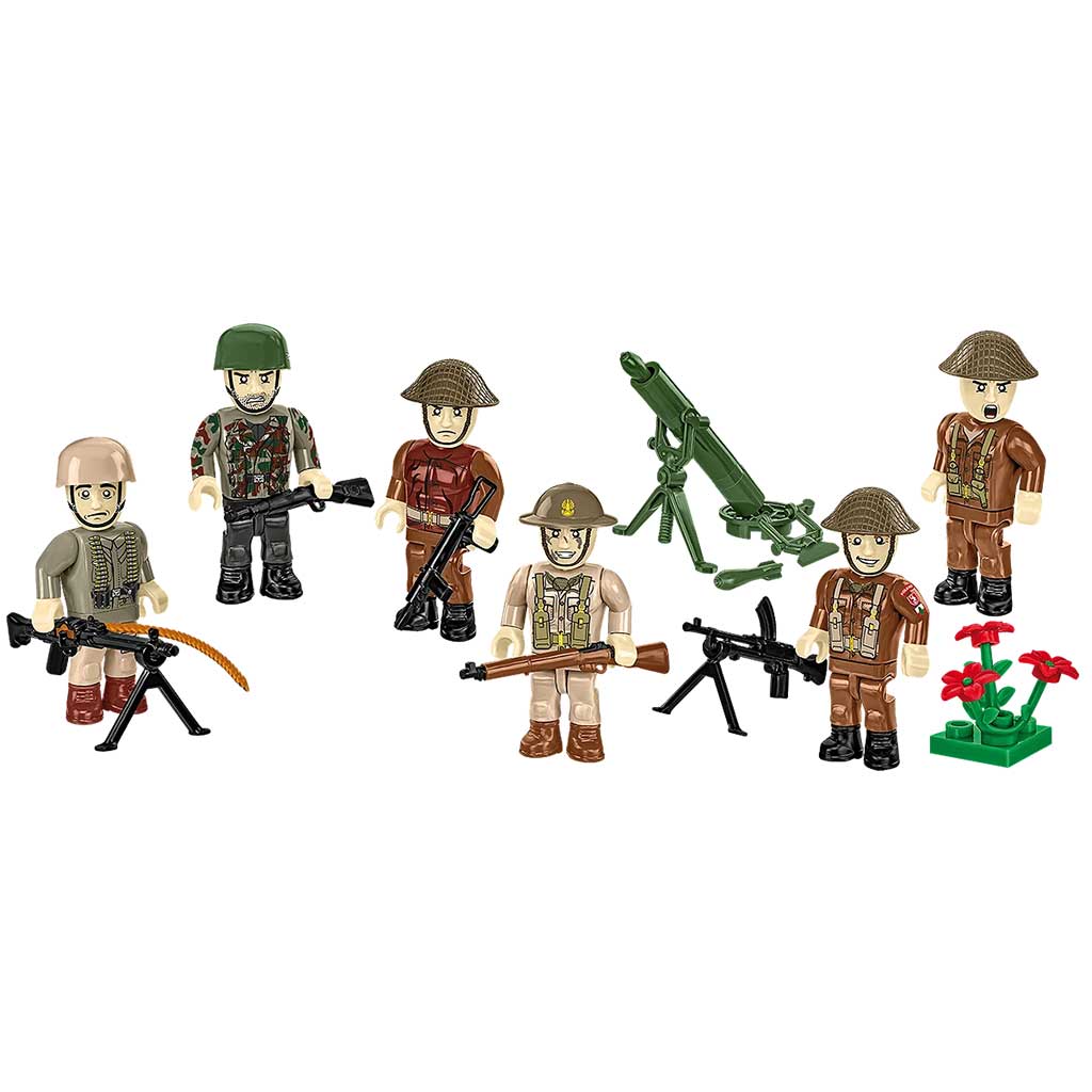 COBI: WWII Zestaw figurek bitwy o Monte Cassino (2063) kép 3