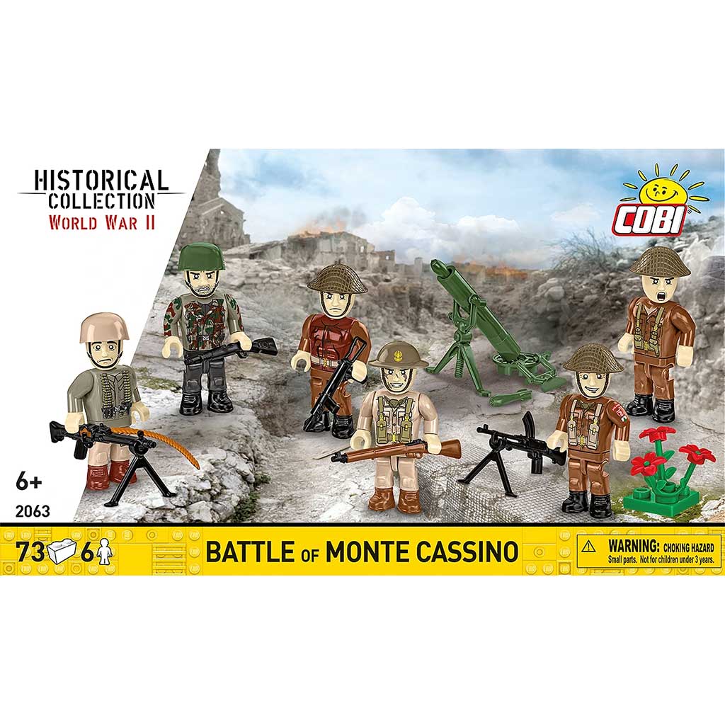 COBI: WWII Zestaw figurek bitwy o Monte Cassino (2063) kép 1