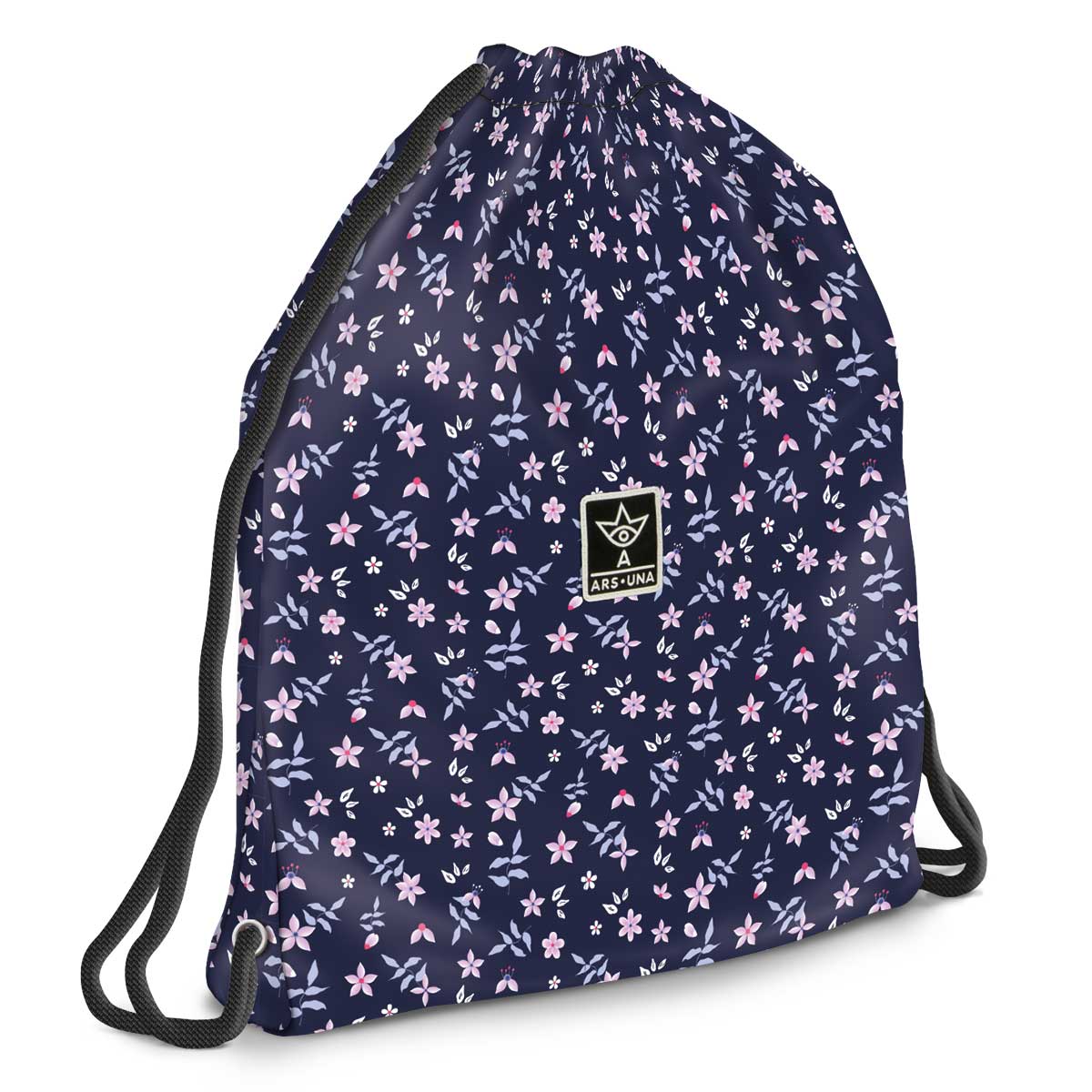 Ars Una: Navy Bloom młodzieżowy worek gimnastyczny, torba sportowa 37,5x46 cm kép 1