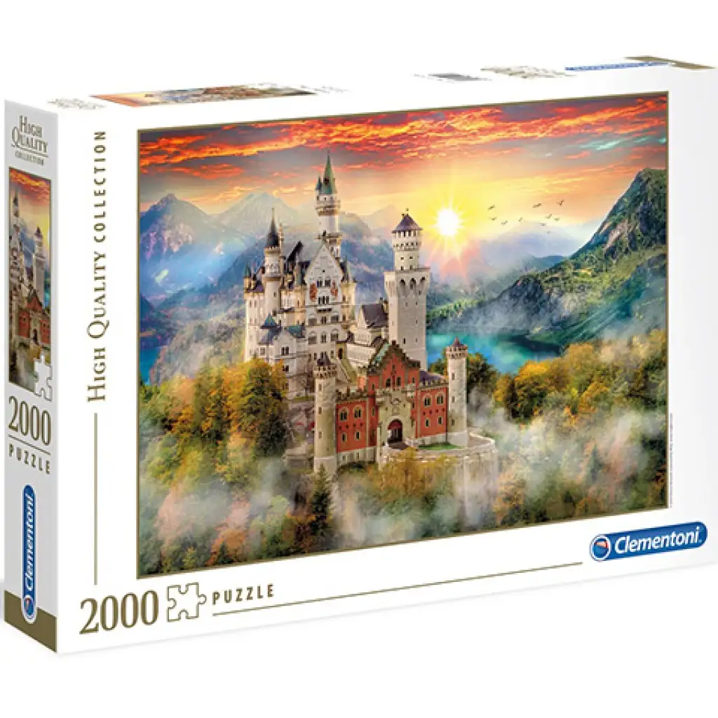 Neuschwanstein Zamek HQC puzzle 2000 elementów - Clementoni kép 1