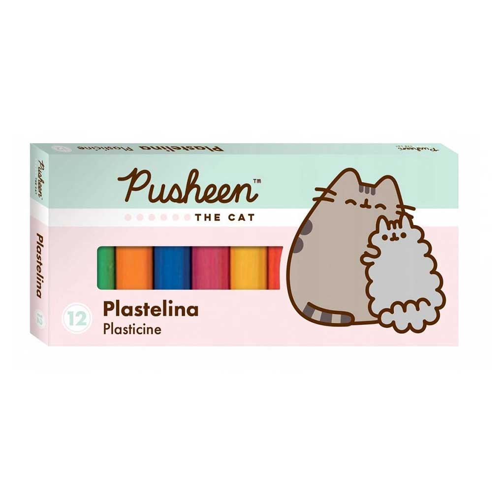 Zestaw plasteliny Pusheen 12 sztuk kép 1