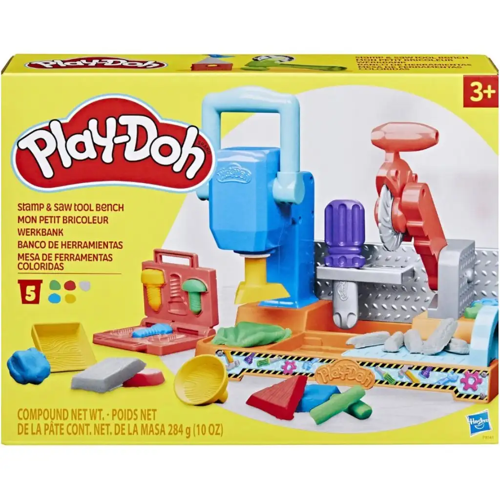 Play-Doh: Zestaw warsztatowy StampNSaw - Hasbro kép 1