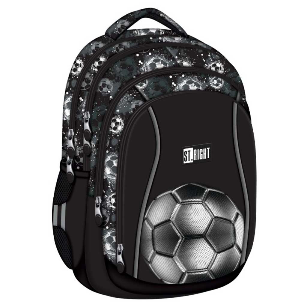 St.Right Silver Goal plecak szkolny, plecak BP04 43x32x20cm kép 1