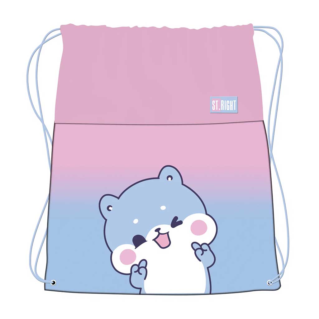 St.Right Blue Hamster plecak sportowy, worek 34x43cm kép 1