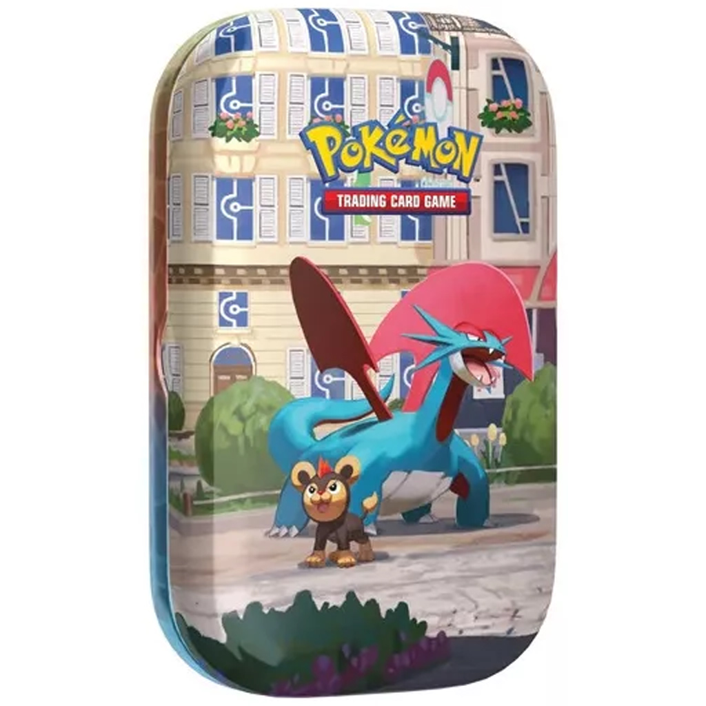 Pokémon TCG: Mini Tin z Lumiose City - kolekcjonerski zestaw kart w metalowym pojemniku w różnych wersjach 1szt. kép 5
