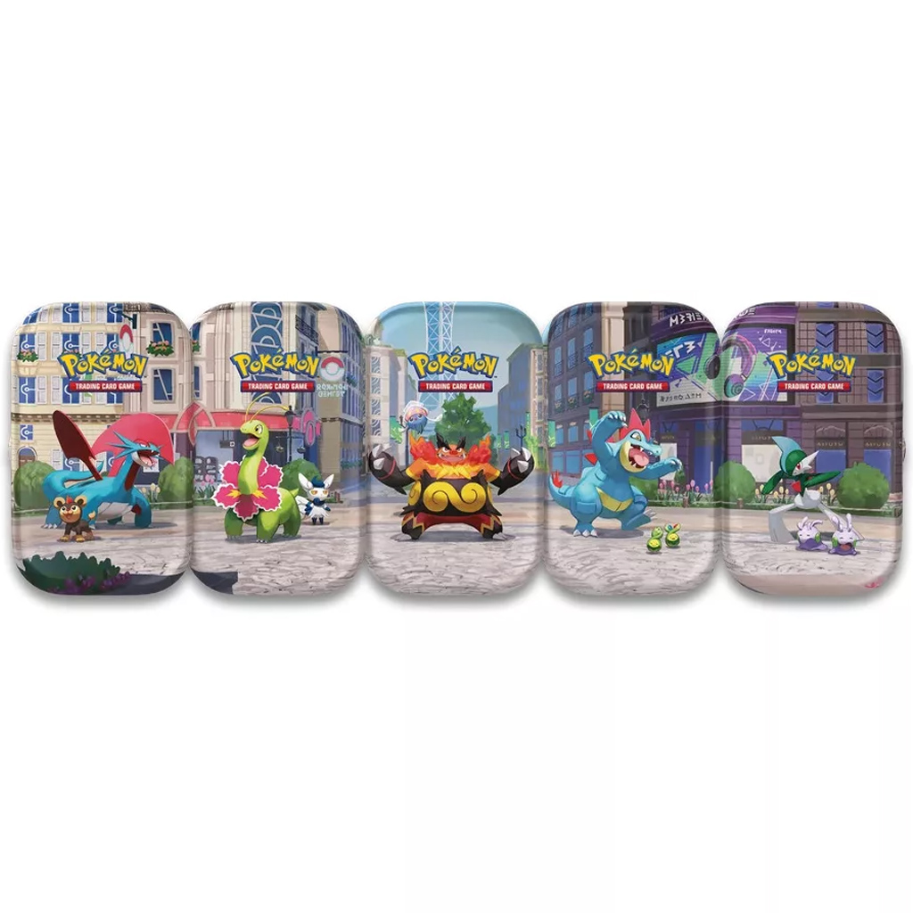 Pokémon TCG: Mini Tin z Lumiose City - kolekcjonerski zestaw kart w metalowym pojemniku w różnych wersjach 1szt. kép 1