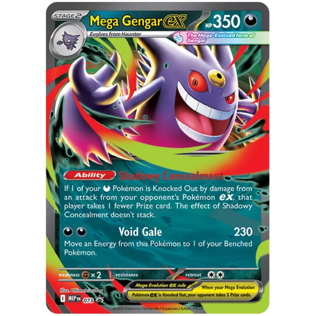 Pokémon TCG: Mega Moonlit Tin zestaw kart kolekcjonerskich w dwóch wersjach 1szt kép 2