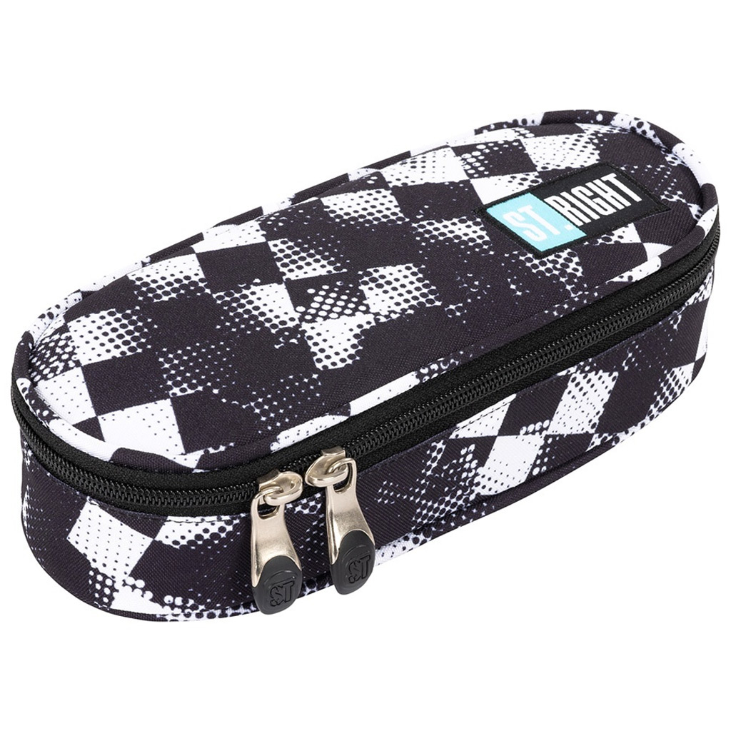 St.Right Race Check owalny piórnik PC01 23x9,5x6cm kép 1