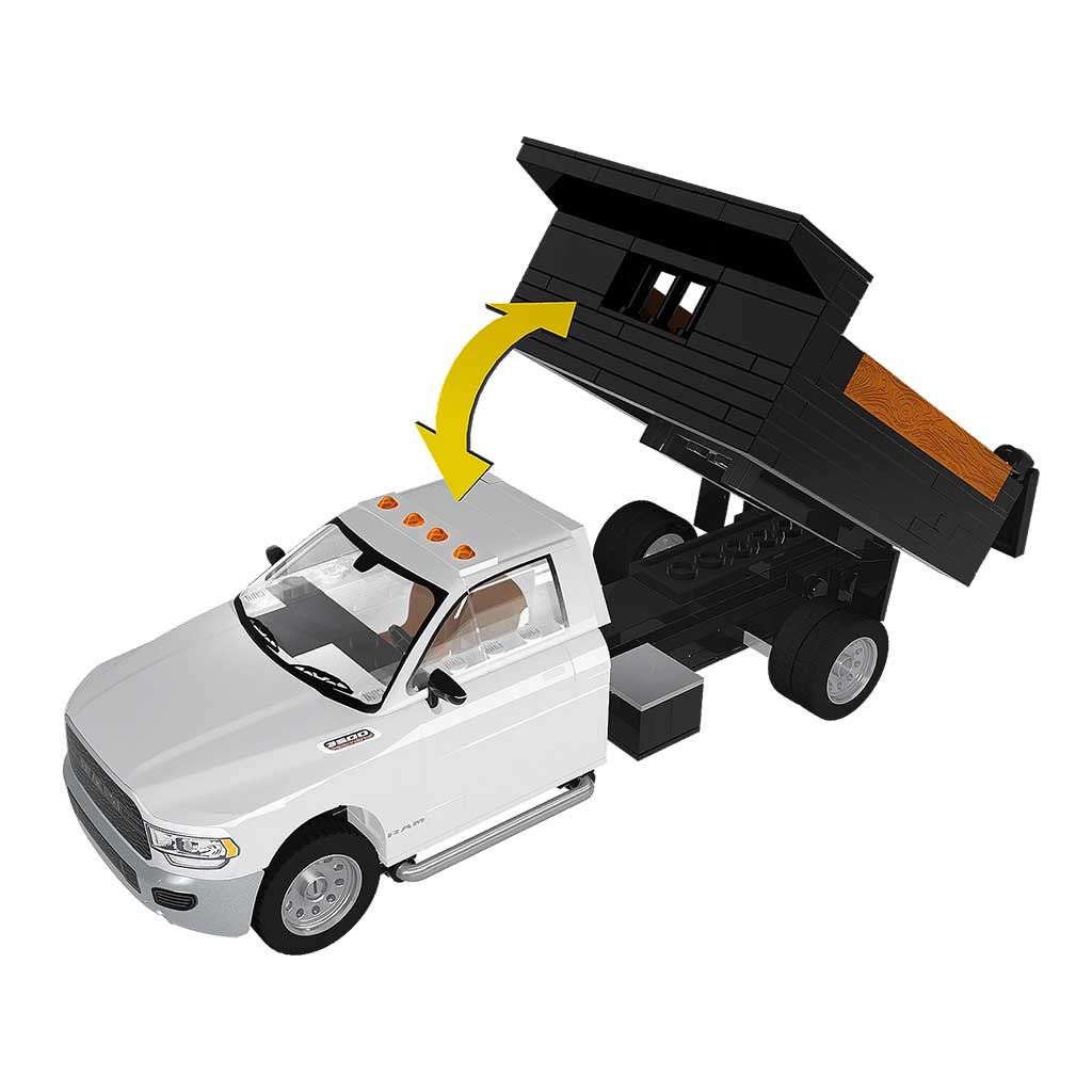 COBI: RAM 3500 Dump Truck samochód budowlany (24659) kép 3