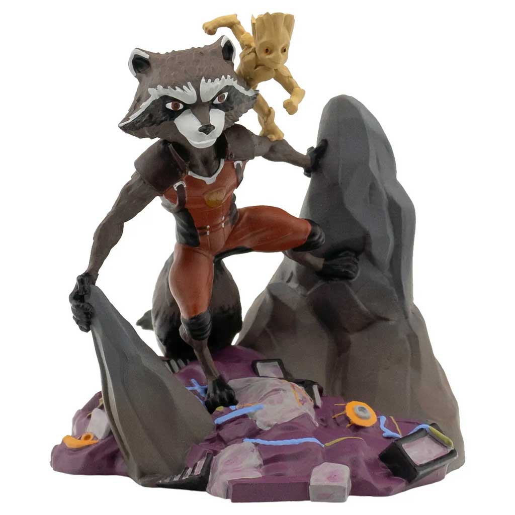 Figurka Marvel Mordalia i Groota 8 cm z podstawką - Bullyland kép 1