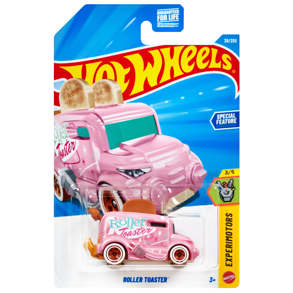 Hot Wheels: Roller Toaster różowy samochodzik 1/64 - Mattel kép 1