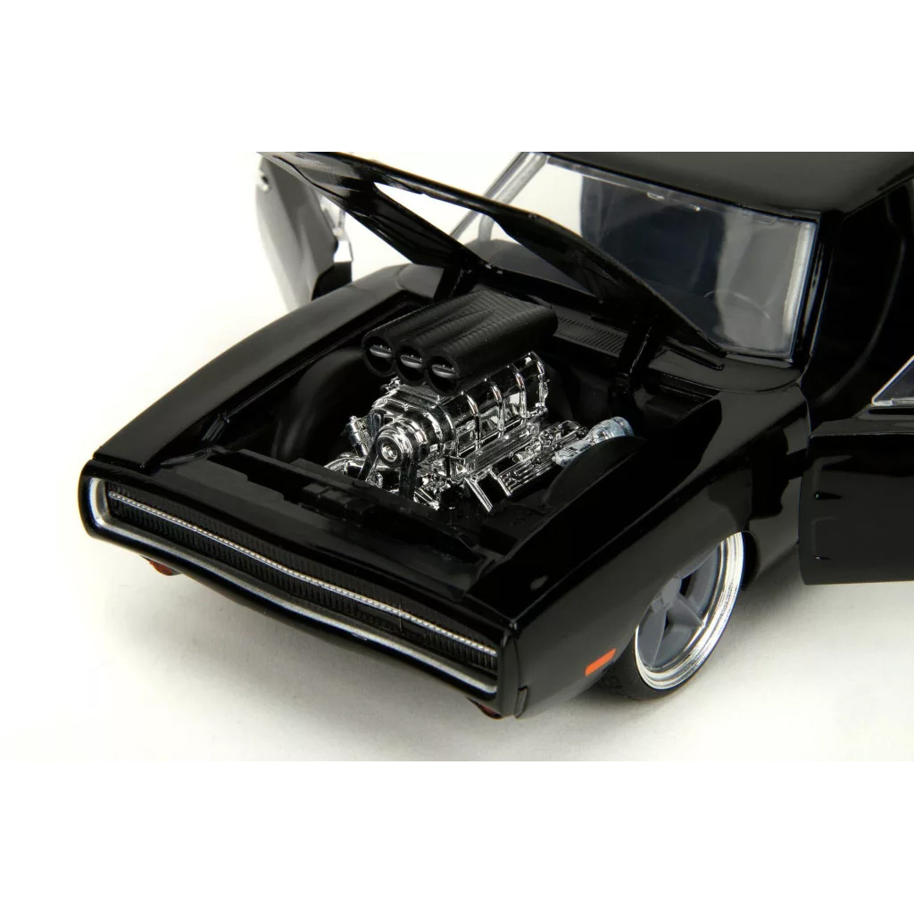 Szybcy i wściekli: 1970 Dodge Charger metalowy model samochodu 1/24 - Jada Toys kép 5