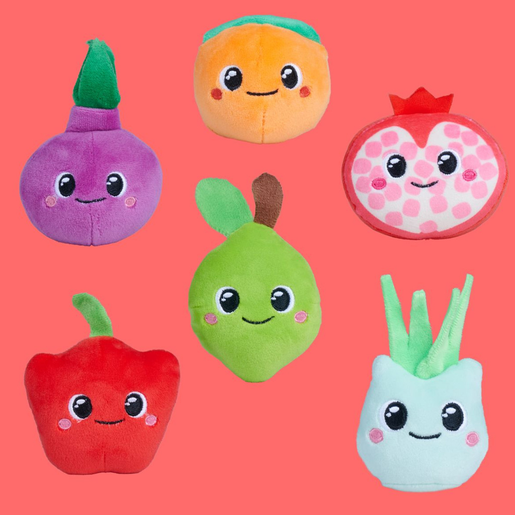 Squeezlings kolekcjonerska miękka pluszowa figurka (warzywo/owoc), seria 2, 1 szt. - Simba Toys kép 2