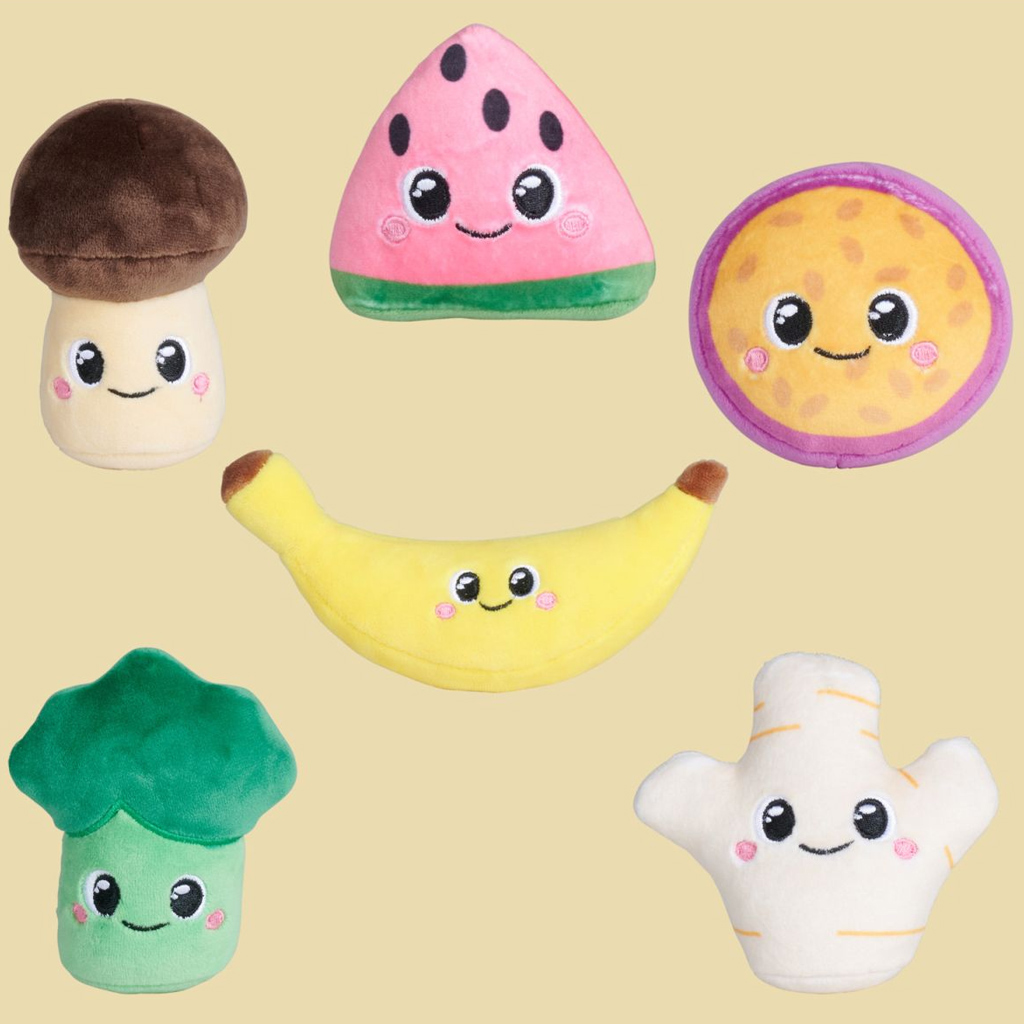 Squeezlings kolekcjonerska miękka pluszowa figurka (warzywo/owoc), seria 2, 1 szt. - Simba Toys kép 3