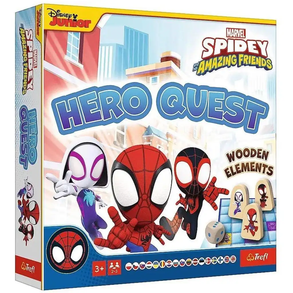 Spidey i przyjaciele: Gra planszowa W poszukiwaniu bohaterów - Trefl kép 1