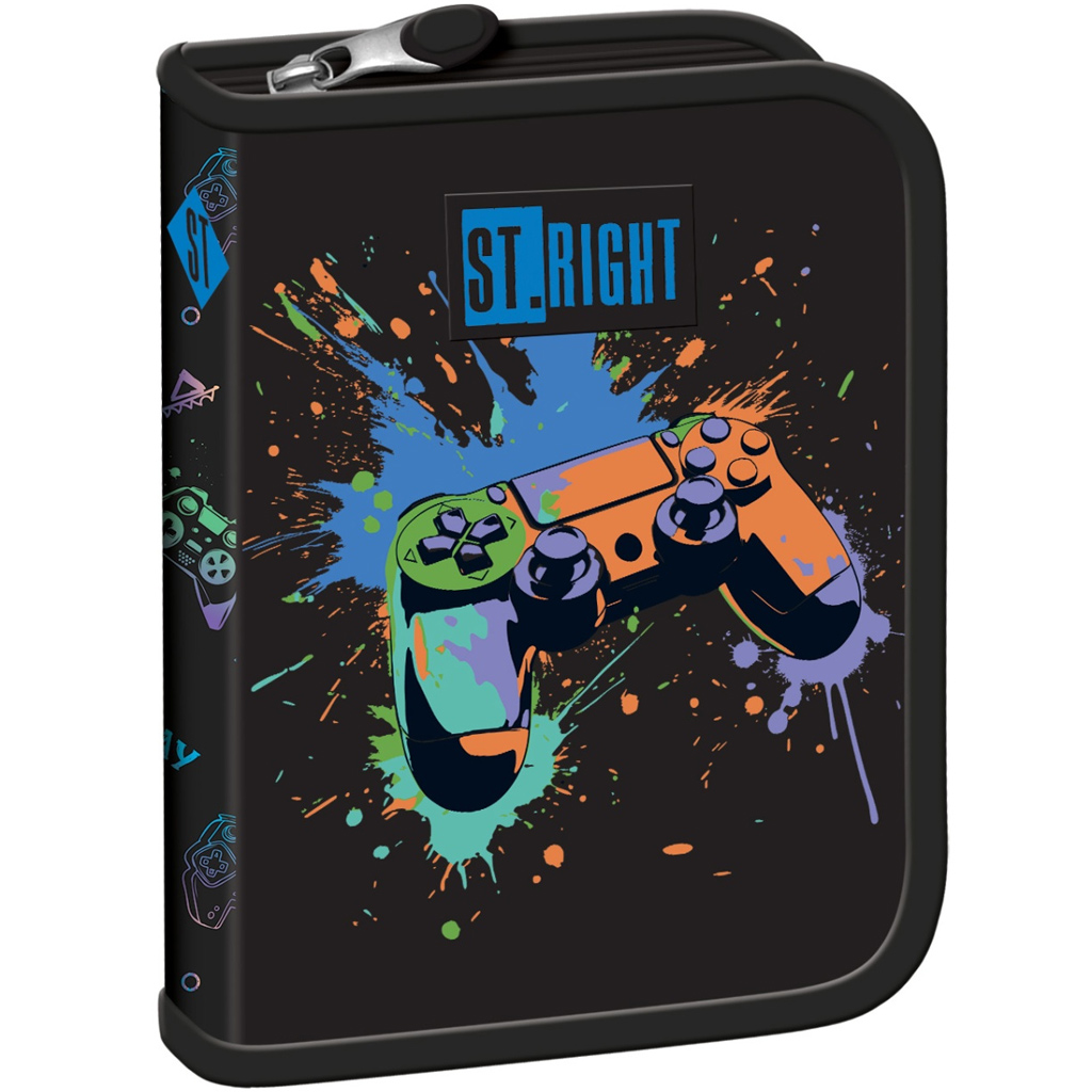 St.Right Game Controll Splash wysuwany piórnik PC03 20,5x14x3,5cm kép 1