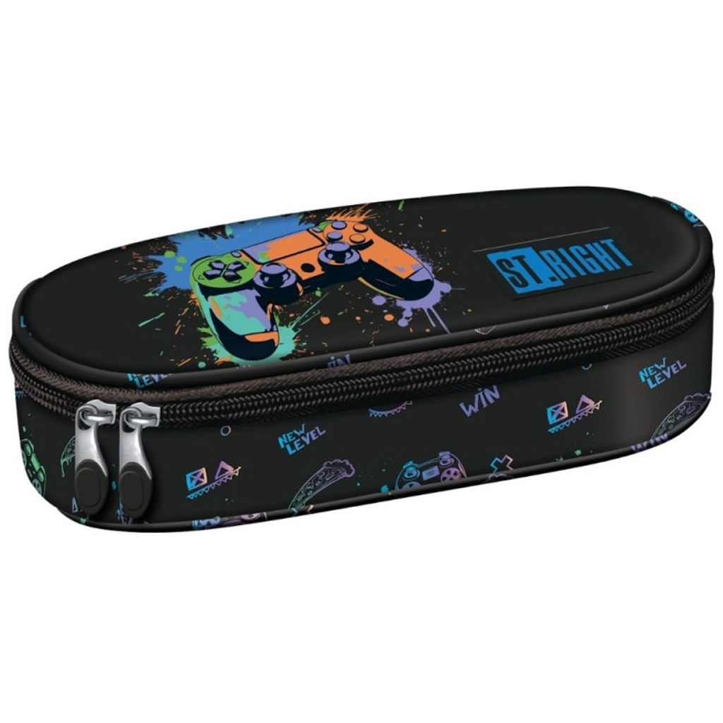 St.Right Game Controll Splash owalny piórnik PC01 23x9,5x6cm kép 1