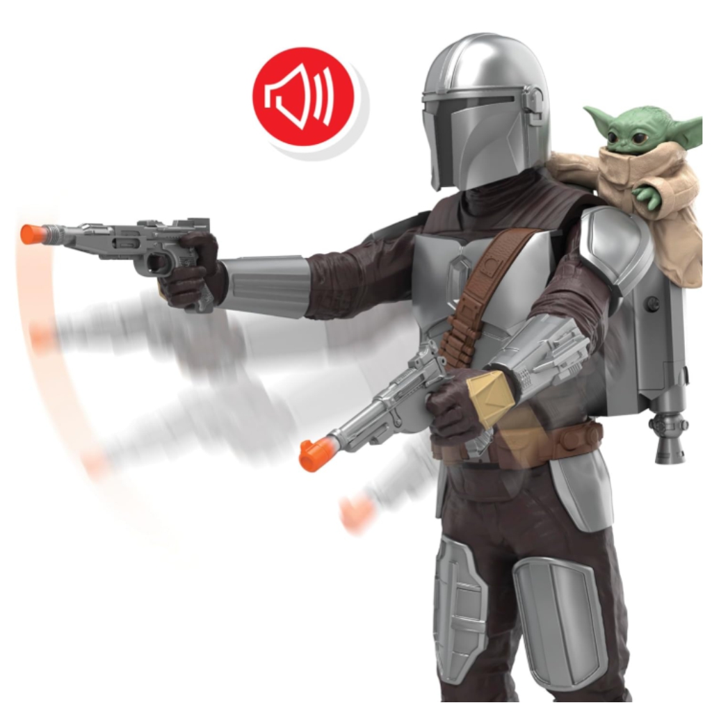 Star Wars: Mandalorianin i Grogu - zestaw figurek z dźwiękiem - Hasbro kép 3