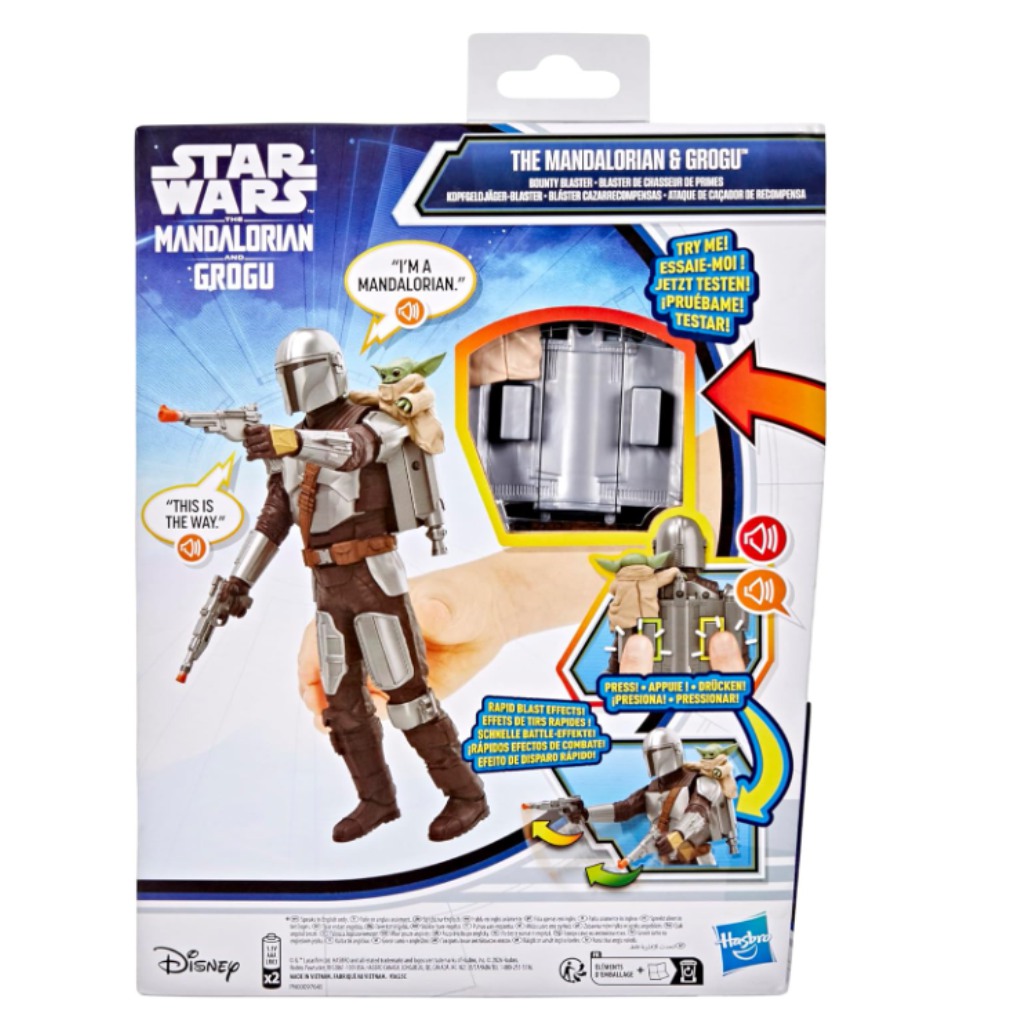 Star Wars: Mandalorianin i Grogu - zestaw figurek z dźwiękiem - Hasbro kép 4