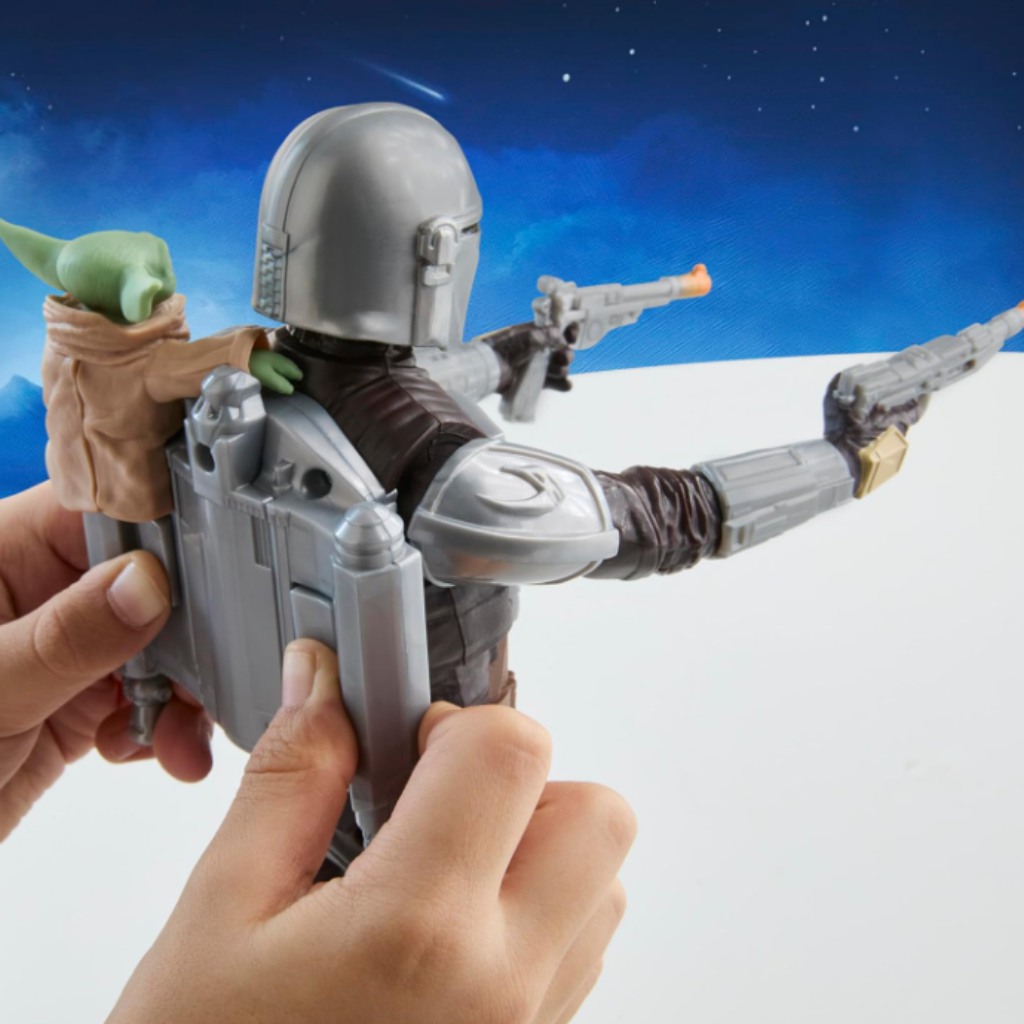 Star Wars: Mandalorianin i Grogu - zestaw figurek z dźwiękiem - Hasbro kép 5
