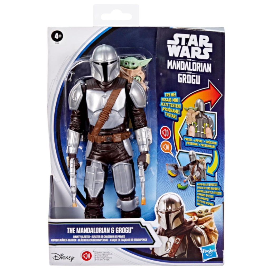 Star Wars: Mandalorianin i Grogu - zestaw figurek z dźwiękiem - Hasbro kép 1