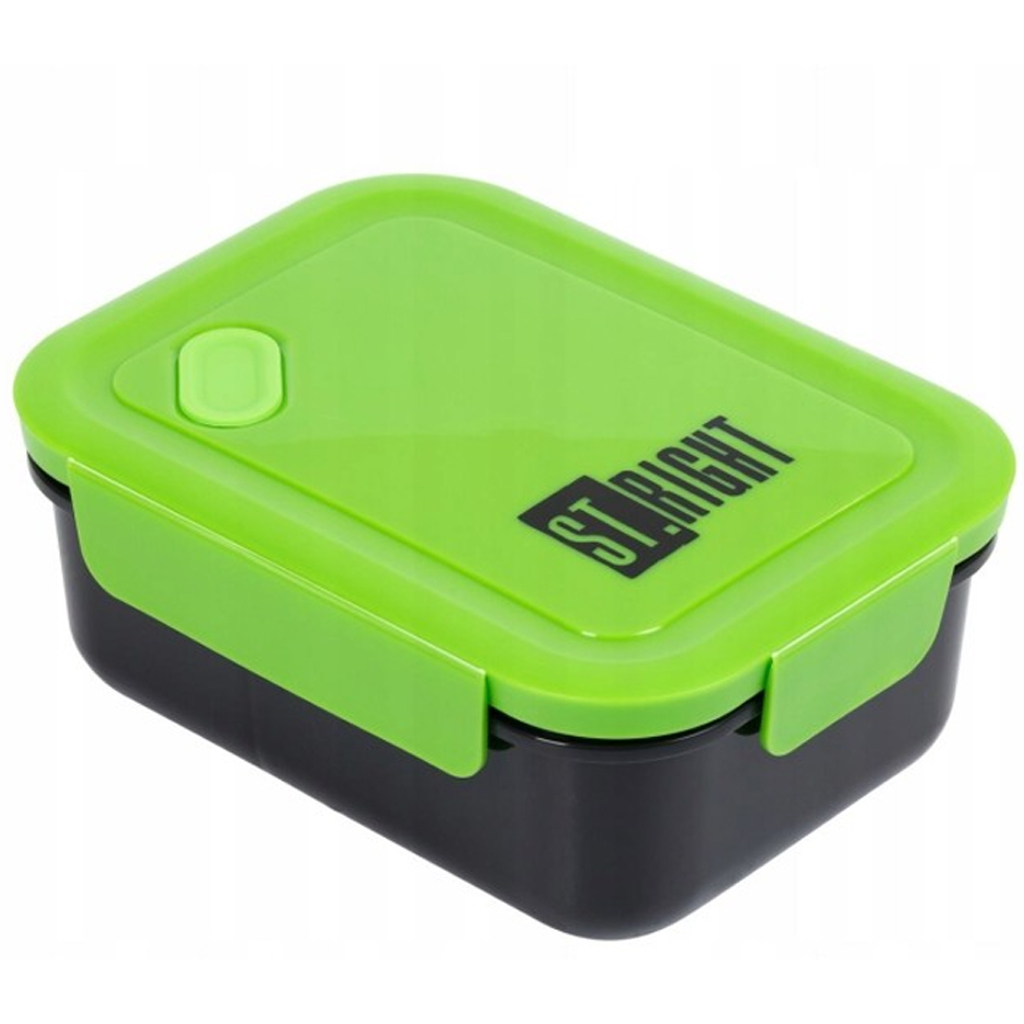 St.Right Black and Green plastikowy pojemnik na drugie śniadanie kép 1