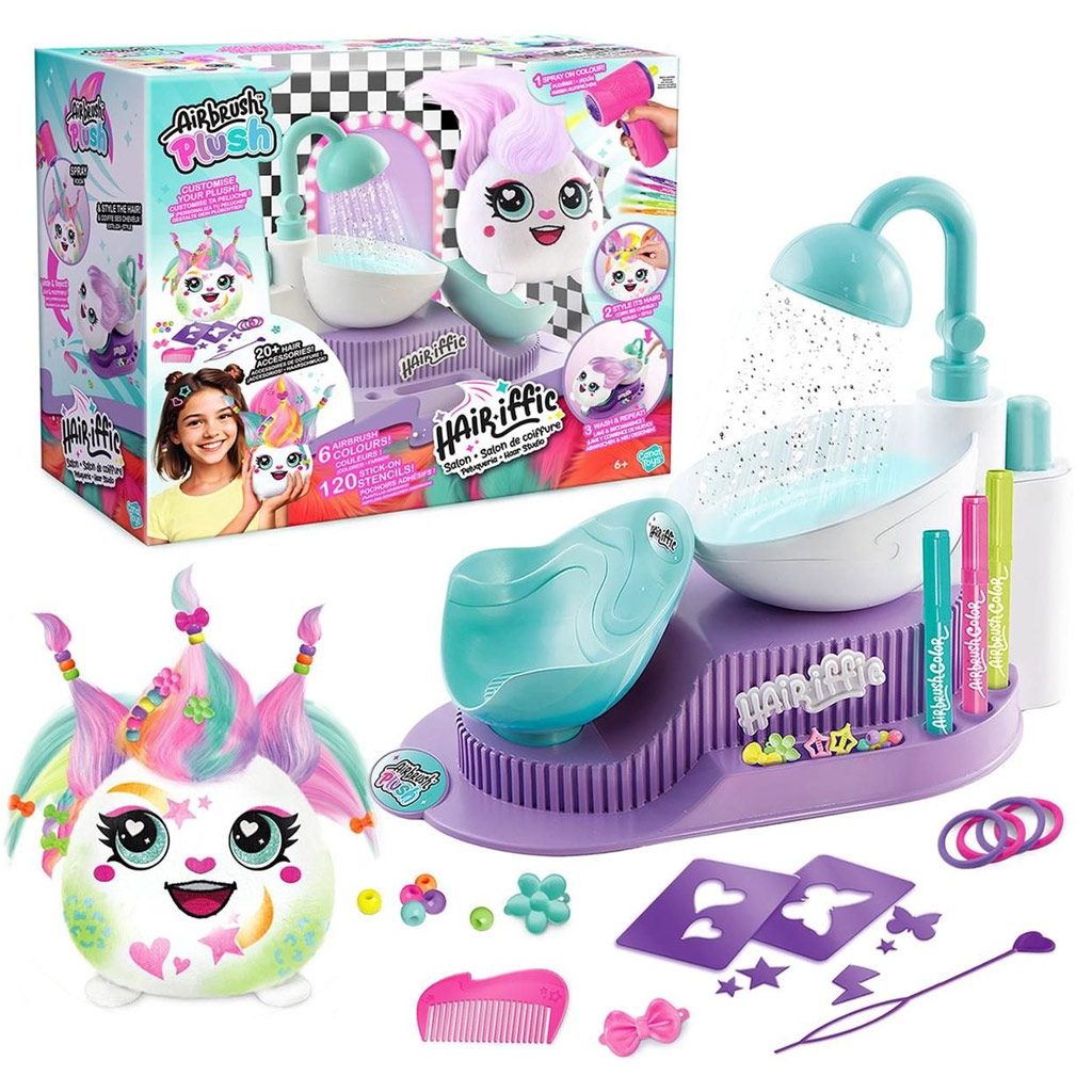 Style 4 Ever: Airbrush Plush Hair-iffic salon fryzjerski kép 1