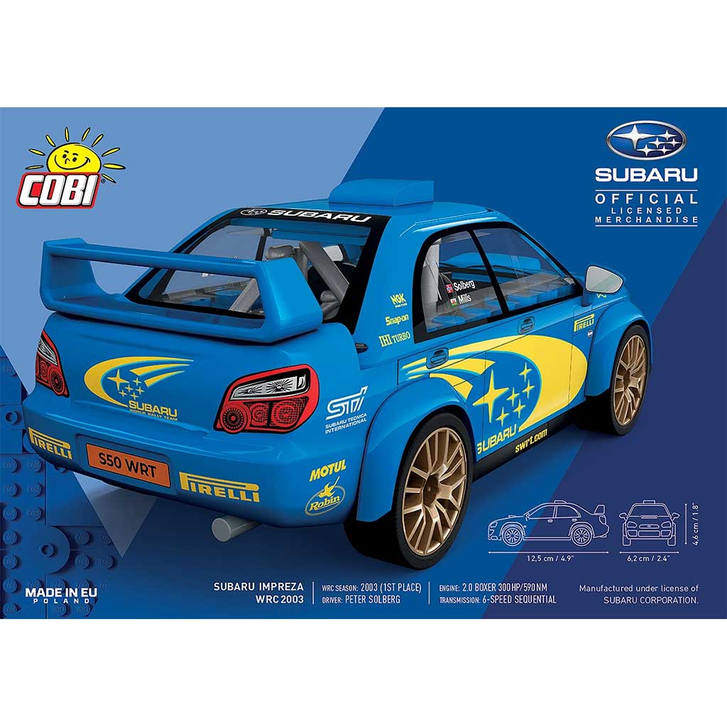 COBI: Subaru Impreza WRC 2003 samochód konstrukcyjny (24650) kép 2