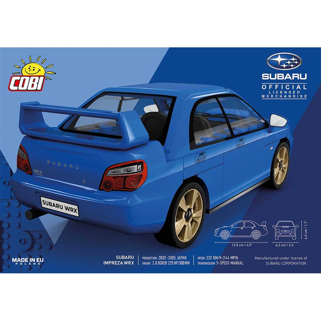 COBI: Subaru Impreza WRX samochód konstrukcyjny (24648) kép 2