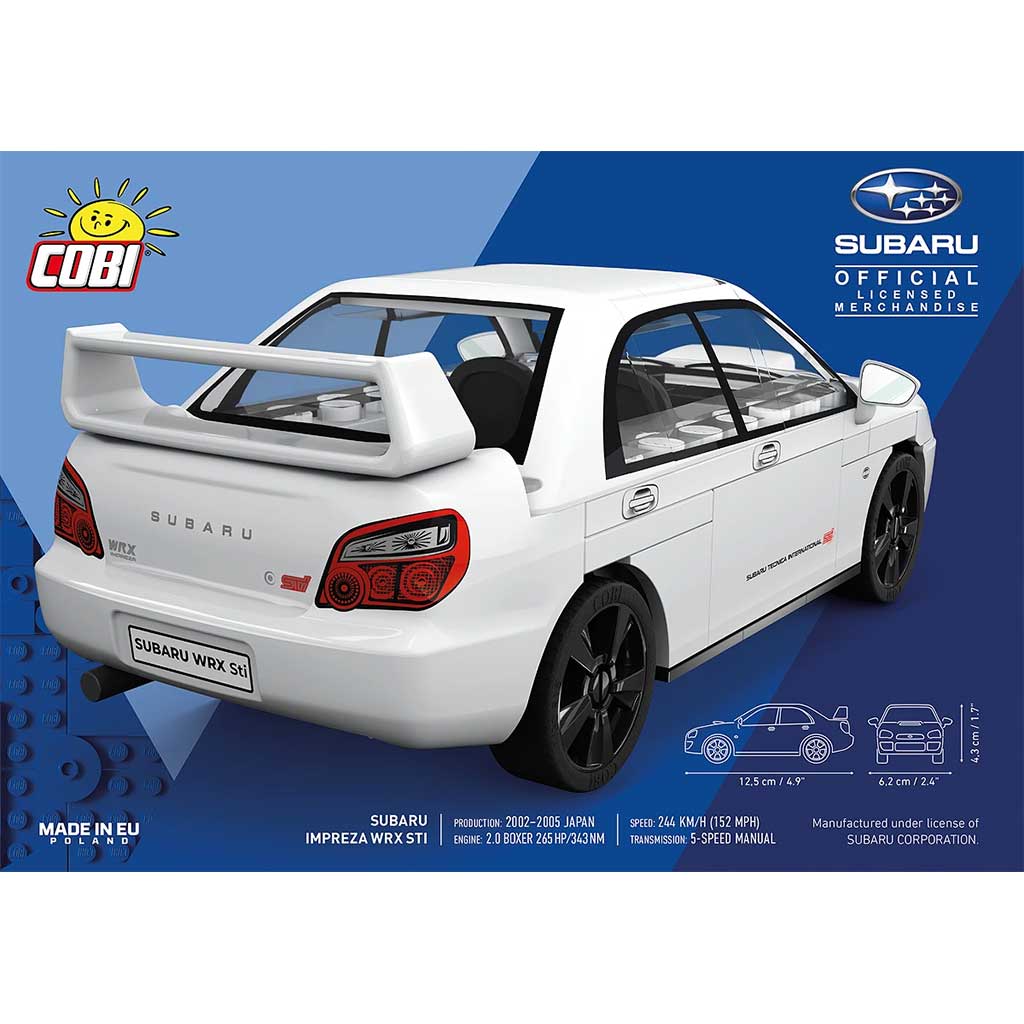 COBI: Samochód budowlany Subaru Impreza WRX STI (24649) kép 2