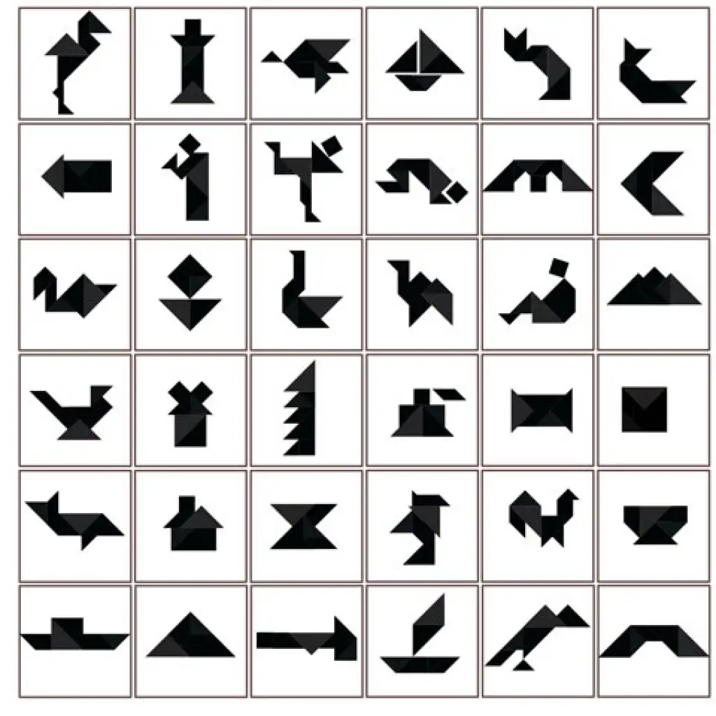 Tangram gra logiczna - Piatnik kép 3