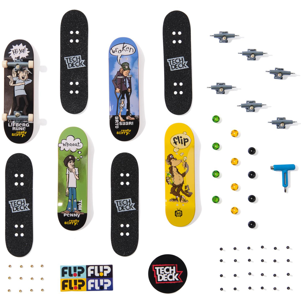 Tech Deck: FL!P zestaw deskorolek 4 szt. - Spin Master kép 2