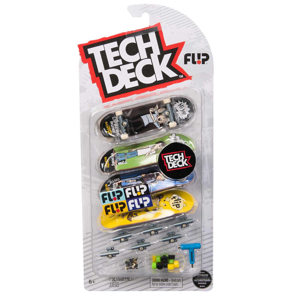 Tech Deck: FL!P zestaw deskorolek 4 szt. - Spin Master kép 1