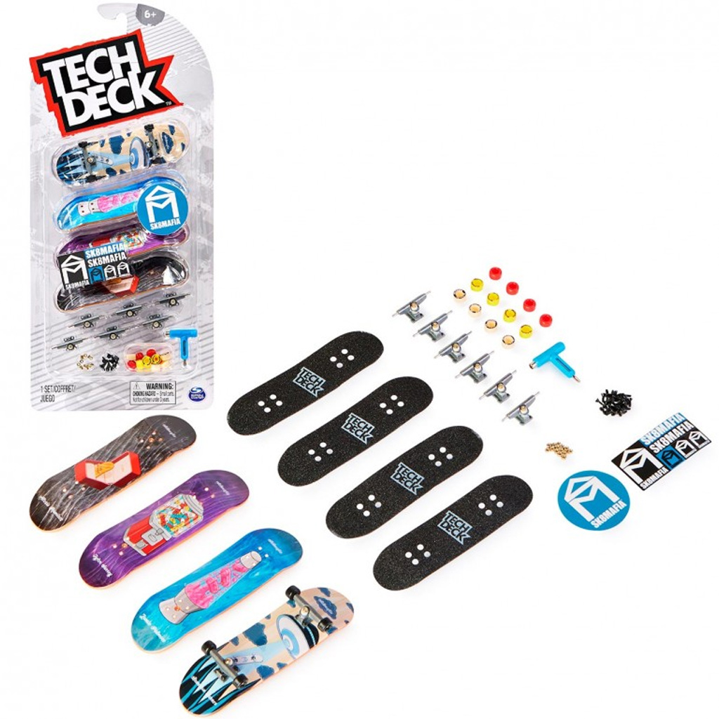 Tech Deck: SK8MAFIA zestaw fingerboardów 4 szt. - Spin Master kép 1